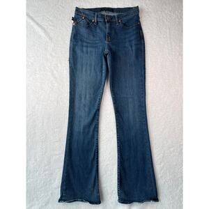 Rock & Republic Denim RX Kendra Curvy Bootcut Size 10M Dark Wash Stretch